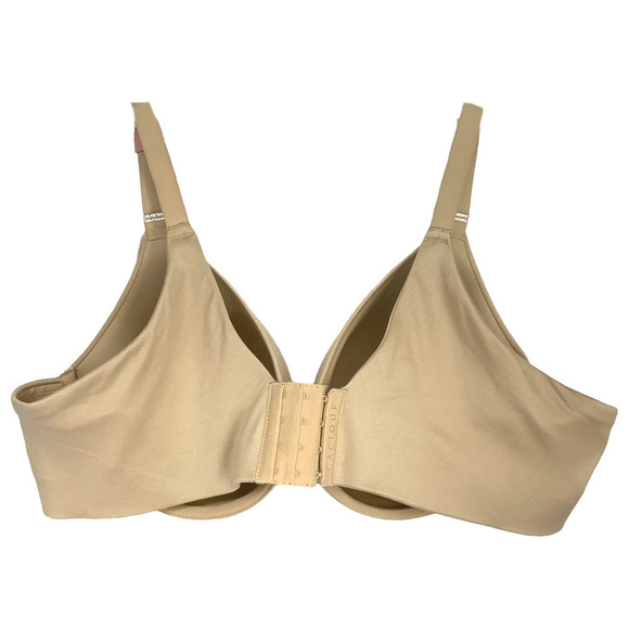 New Cacique Lightly Lined Full Coverage Bra Plus Sz 46C 46 C Beige Nude NWT - Picture 8 of 8